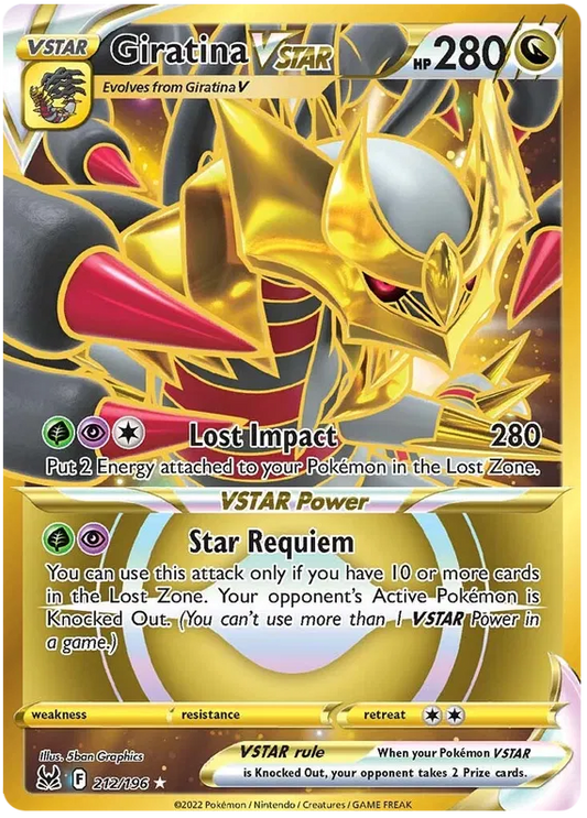 Giratina VSTAR 212/196 Lost Origin