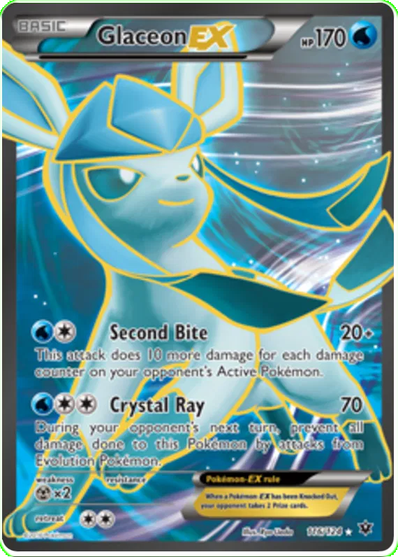 Glaceon EX 116/124 Fates Collide