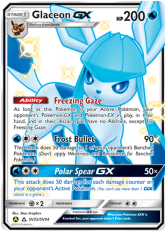 Glaceon GX SV55/SV94 Hidden Fates