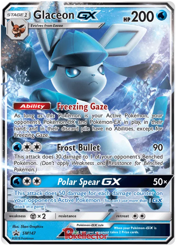 Glaceon GX SM147 Sun & Moon Promos