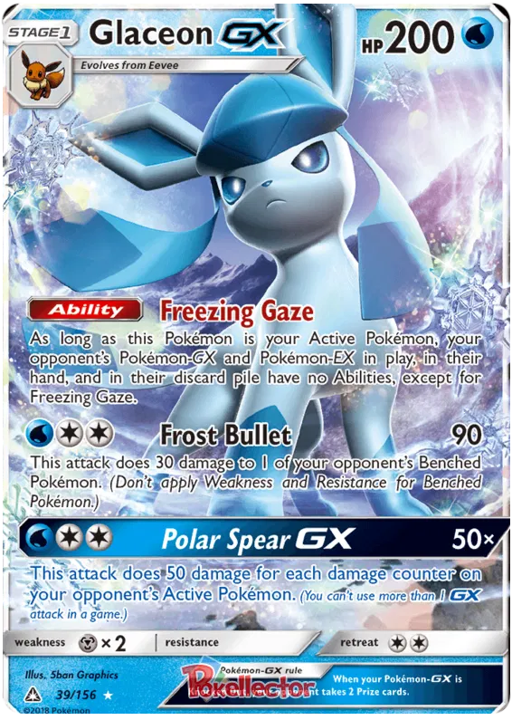 Glaceon GX 39/156 Ultra Prism