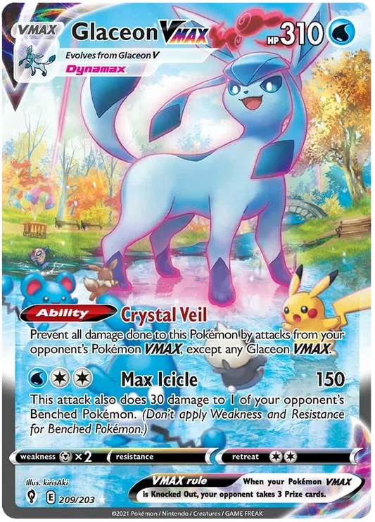 Glaceon VMAX 209/203 Evolving Skies
