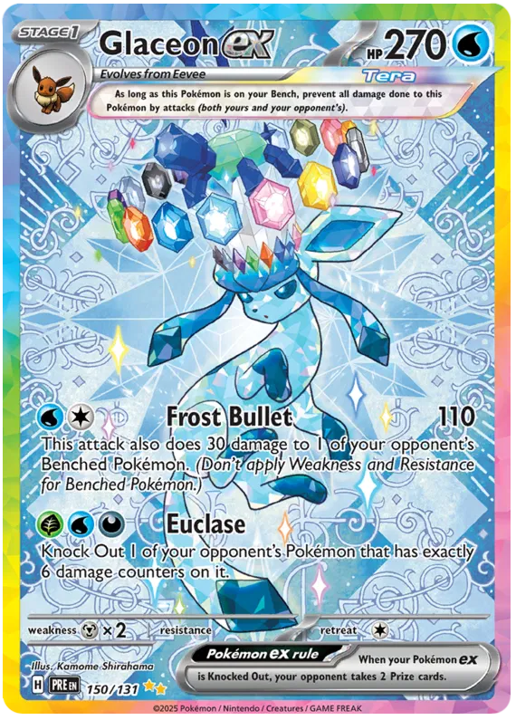 Glaceon ex 150/131 Prismatic Evolutions