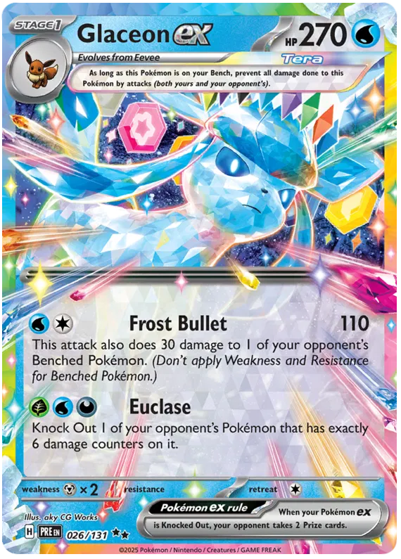 Glaceon ex 026/131 Prismatic Evolutions