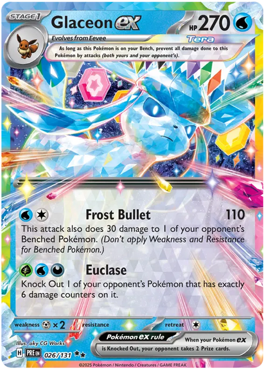 Glaceon ex 026/131 Prismatic Evolutions