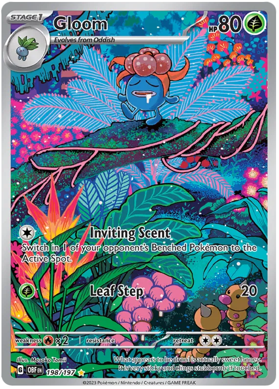 Gloom 198/197 Obsidian Flames