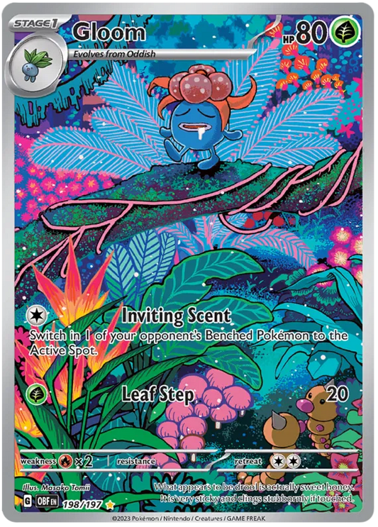Gloom 198/197 Obsidian Flames