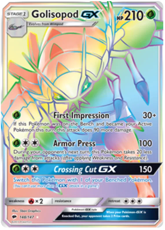 Golisopod GX 148/147 Burning Shadows