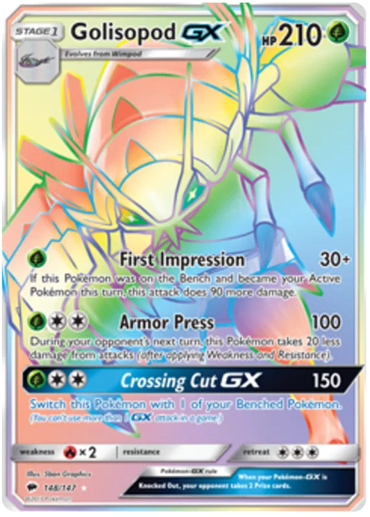 Golisopod GX 148/147 Burning Shadows