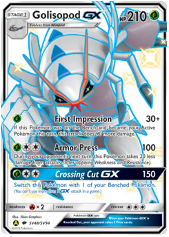 Golisopod GX SV48/SV94 Hidden Fates