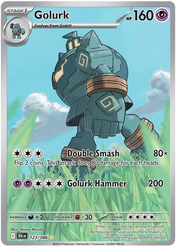 Golurk 123/086 Black Bolt