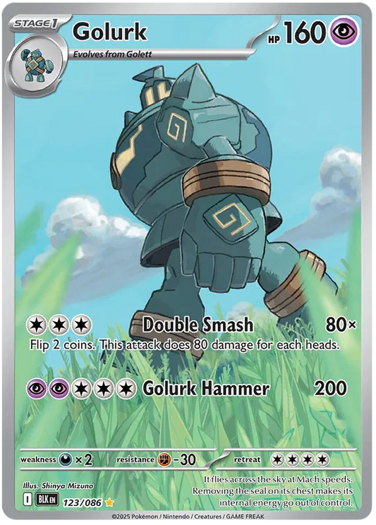 Golurk 123/086 Black Bolt