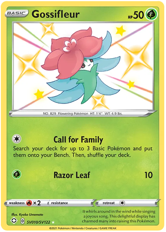 Gossifleur SV010/SV122 Sword & Shield Shining Fates