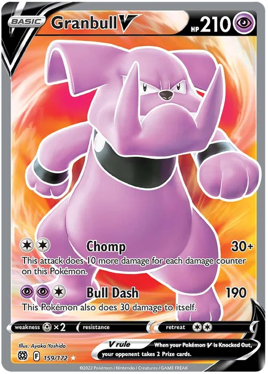 Granbull V 159/172 Sword & Shield Brilliant Stars