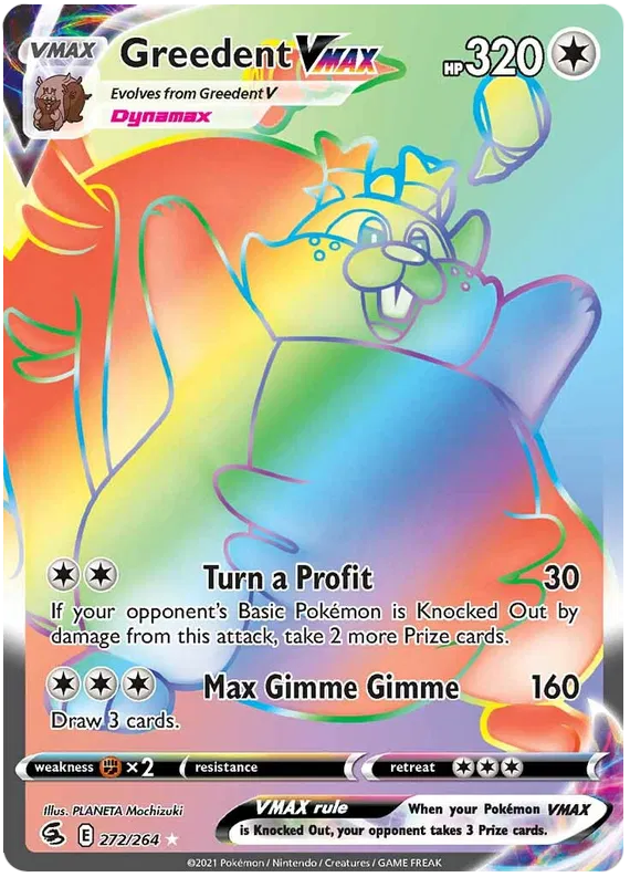 Greedent VMAX 272/264 Fusion Strike
