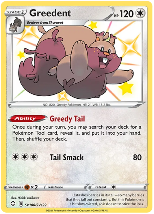 Greedent SV100/SV122 Shining Fates