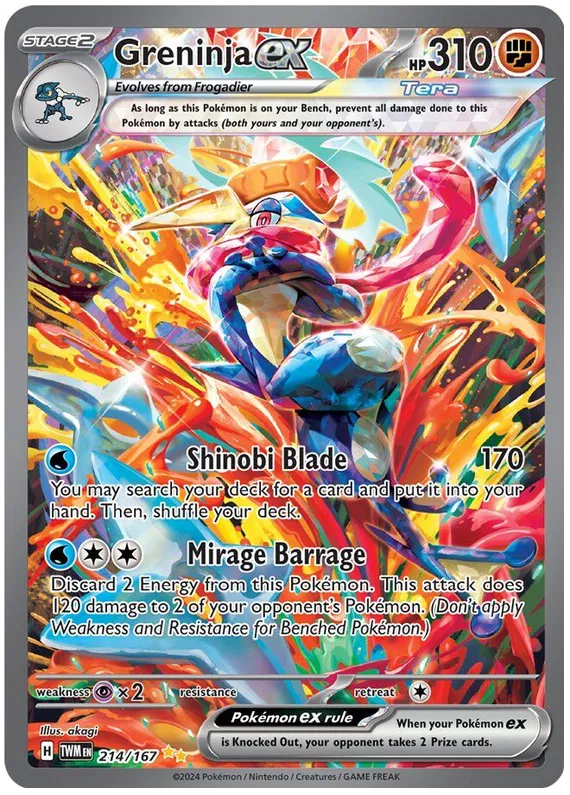 Greninja ex 214/167 Twilight Masquerade