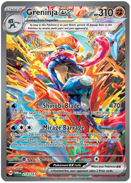 Greninja ex 214/167 Twilight Masquerade