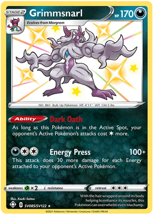 Grimmsnarl SV085/SV122 Shining Fates
