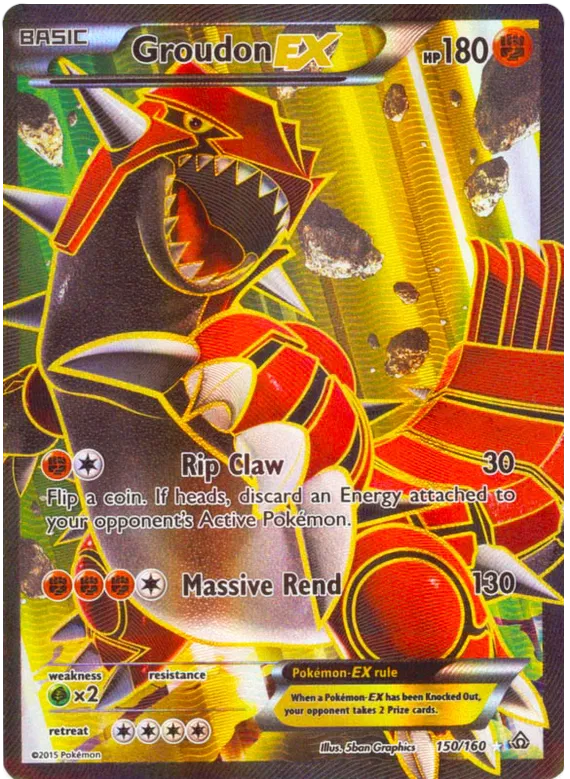 Groudon EX 150/160 Primal Clash