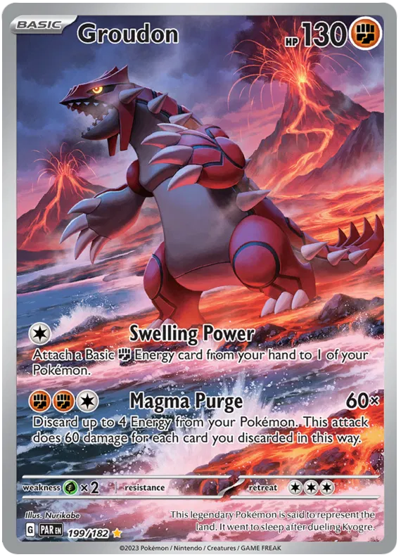 Groudon 199/182 Paradox Rift