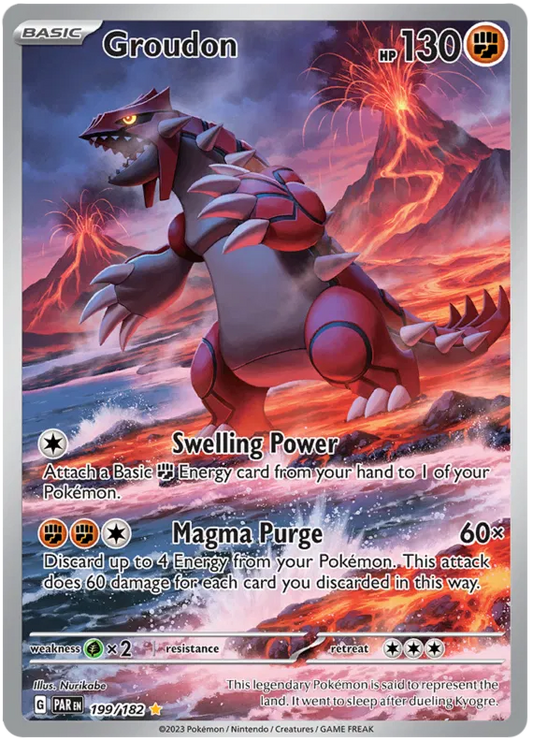 Groudon 199/182 Paradox Rift
