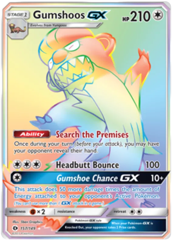 Gumshoos GX 157/149 Sun & Moon