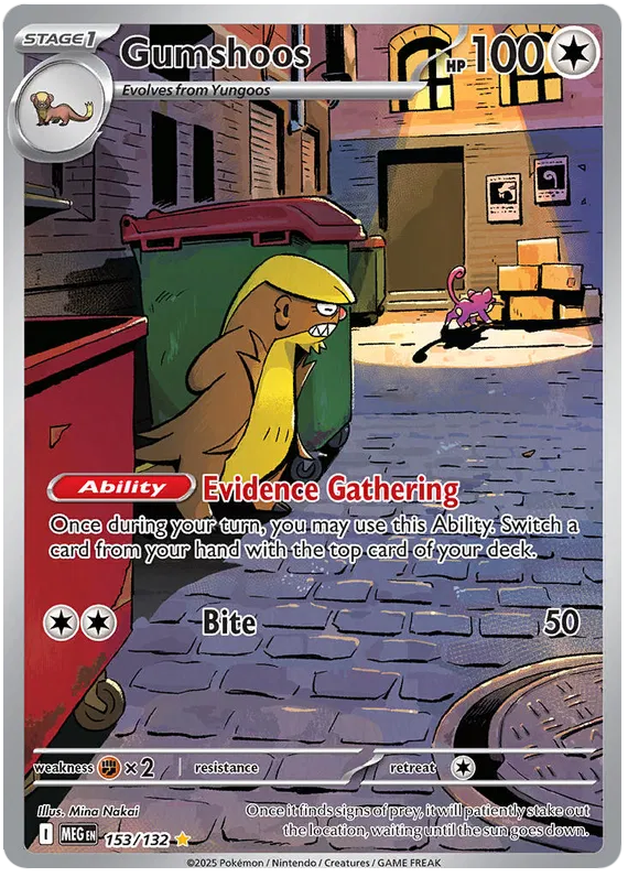 Gumshoos 153/132 Mega Evolution