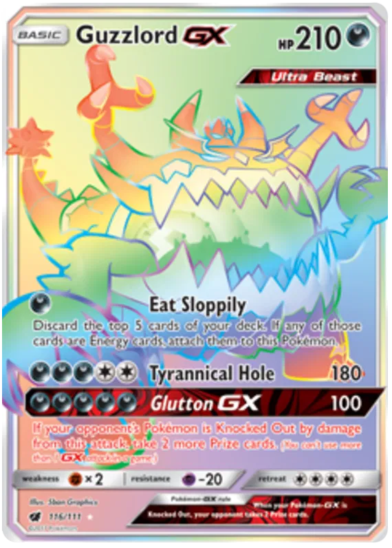 Guzzlord GX 116/111 Crimson Invasion