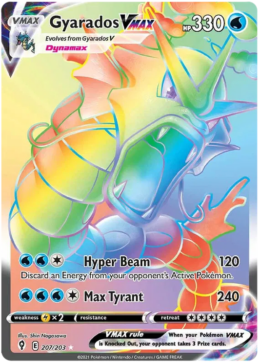 Gyarados VMAX 207/203 Sword & Shield Evolving Skies