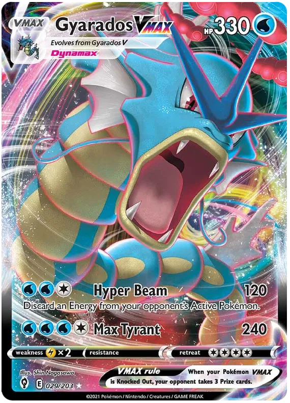 Gyarados VMAX 29/203 Sword & Shield Evolving Skies