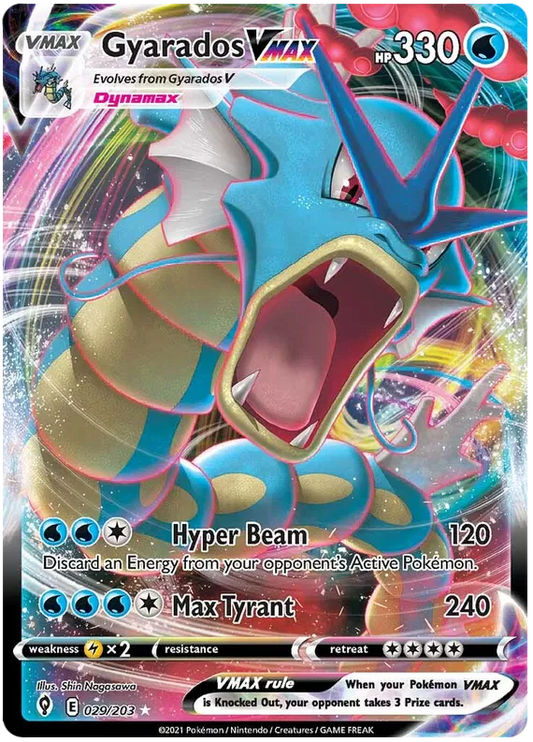 Gyarados VMAX 29/203 Sword & Shield Evolving Skies