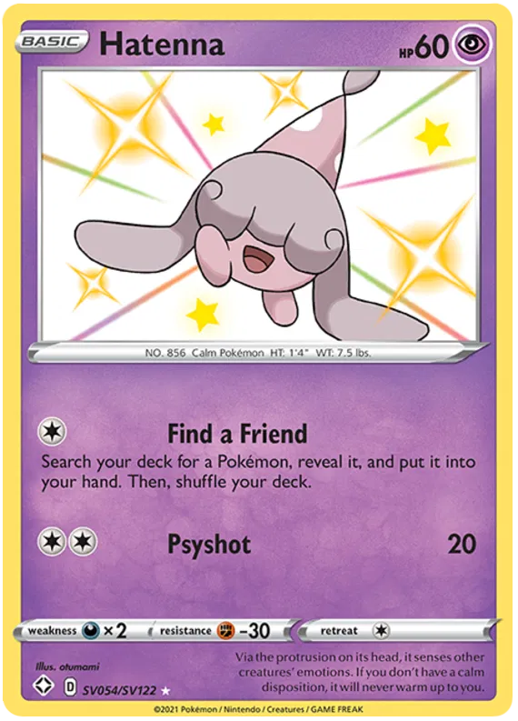 Hatenna SV054/SV122 Shining Fates