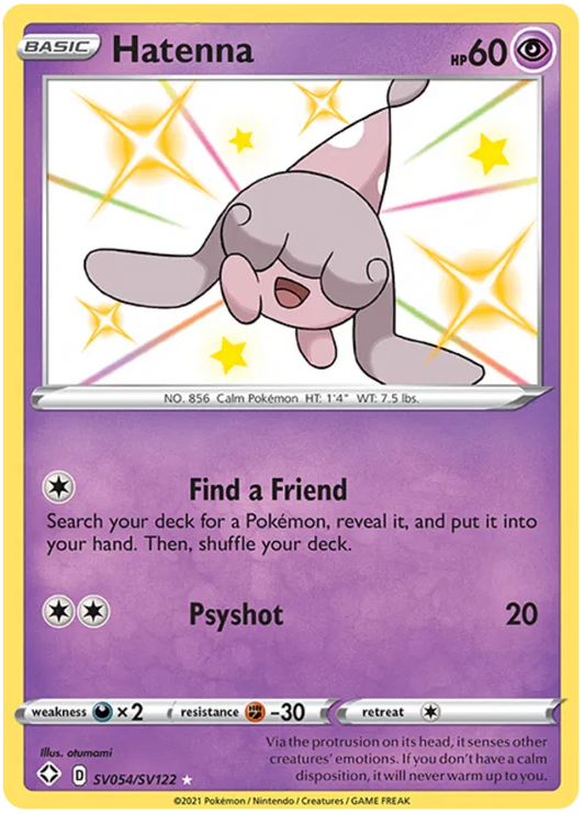 Hatenna SV054/SV122 Shining Fates