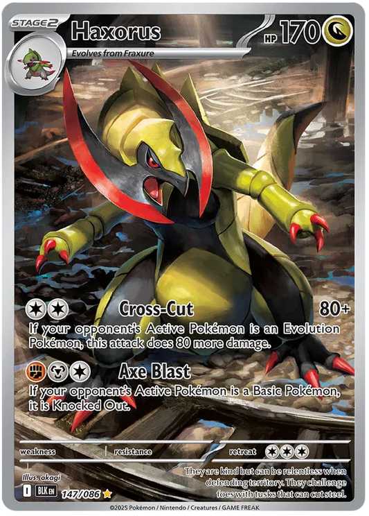 Haxorus 147/086 Black Bolt
