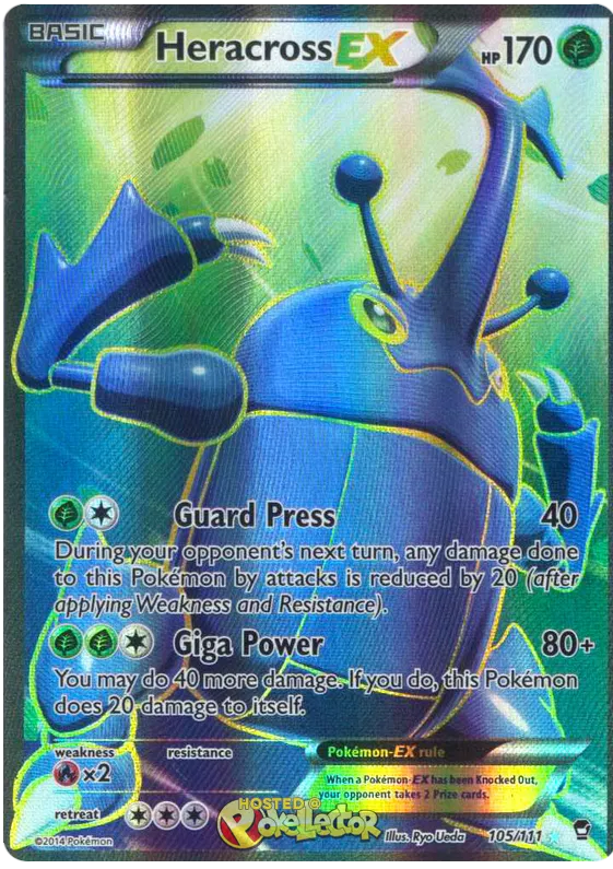 Heracross EX 105/111 Furious Fists