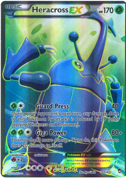 Heracross EX 105/111 Furious Fists