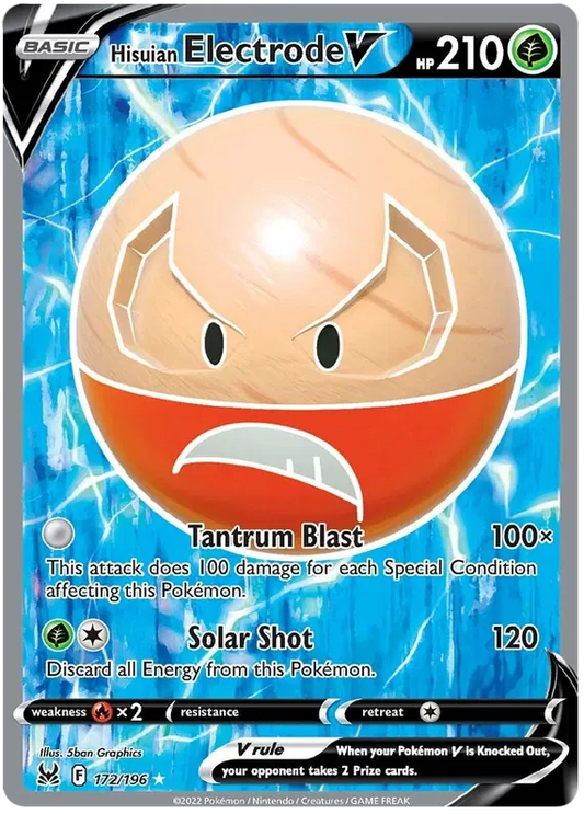 Hisuian Electrode V 172/196 Lost Origin