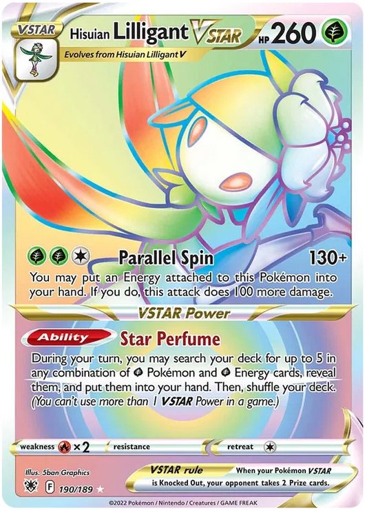 Hisuian Lilligant VSTAR 190/189 Sword & Shield Astral Radiance