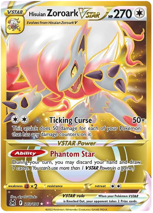 Hisuian Zoroark VSTAR 213/196 Lost Origin