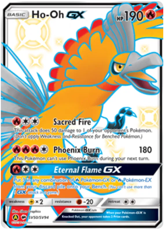Ho-Oh GX SV50/SV94 Hidden Fates