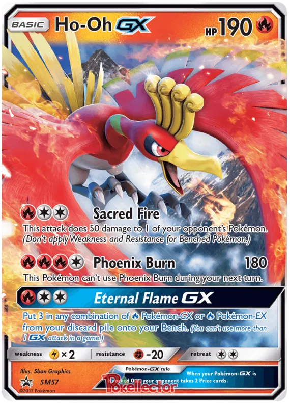 Ho-Oh GX SM57 Sun & Moon Promos