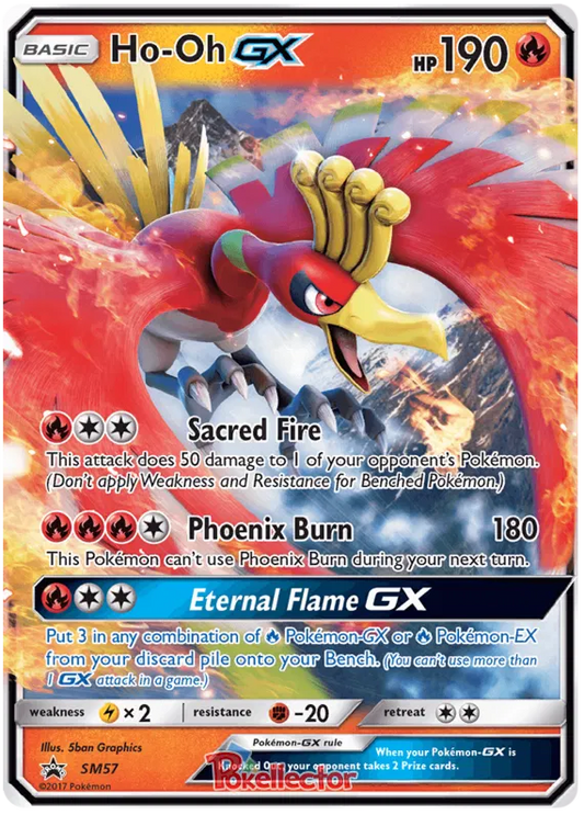 Ho-Oh GX SM57 Sun & Moon Promos