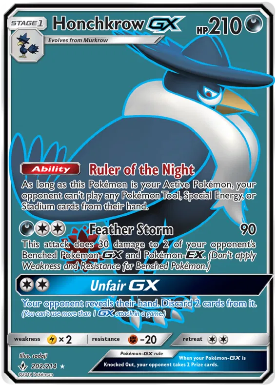 Honchkrow GX 202/214 Unbroken Bonds
