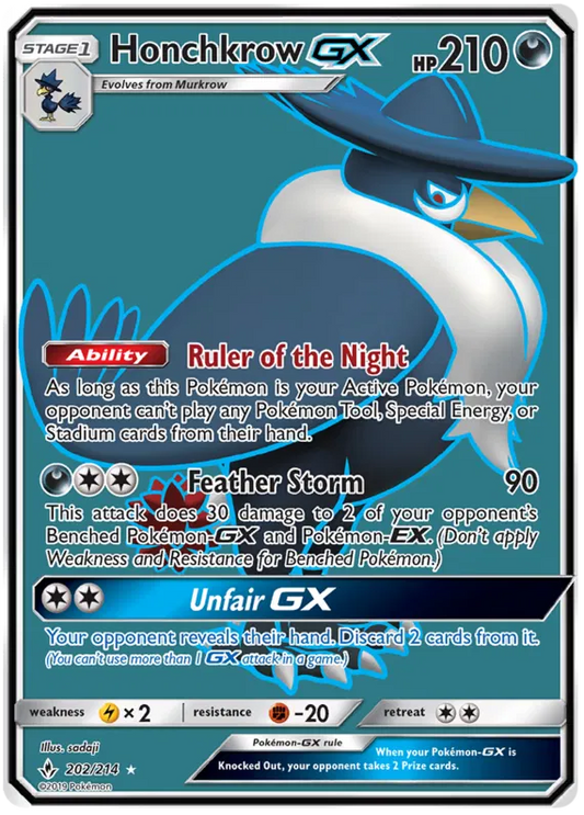 Honchkrow GX 202/214 Unbroken Bonds