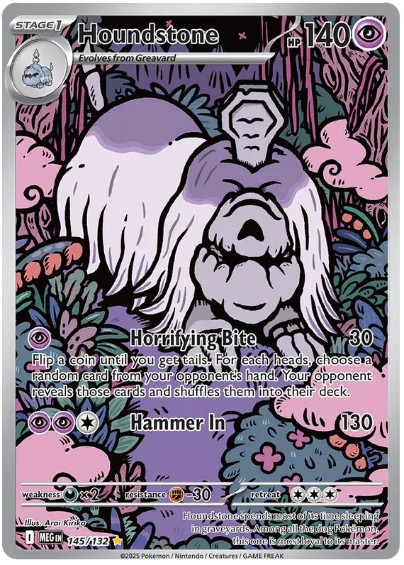 Houndstone  145/132 Mega Evolution