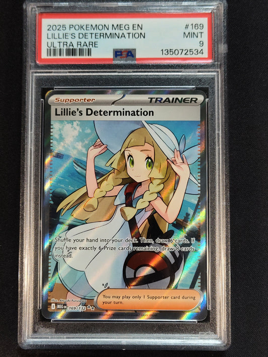Lillie's Determination 169/132 Mega Evolution PSA 9