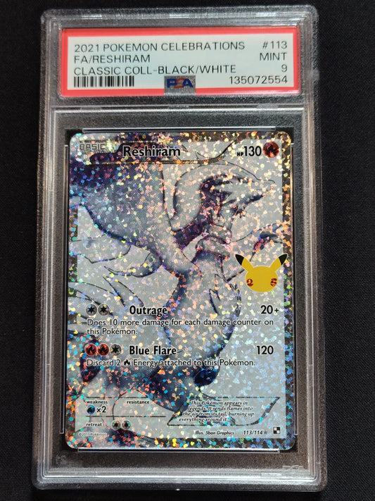 Reshiram 113/114 Celebrations PSA 9