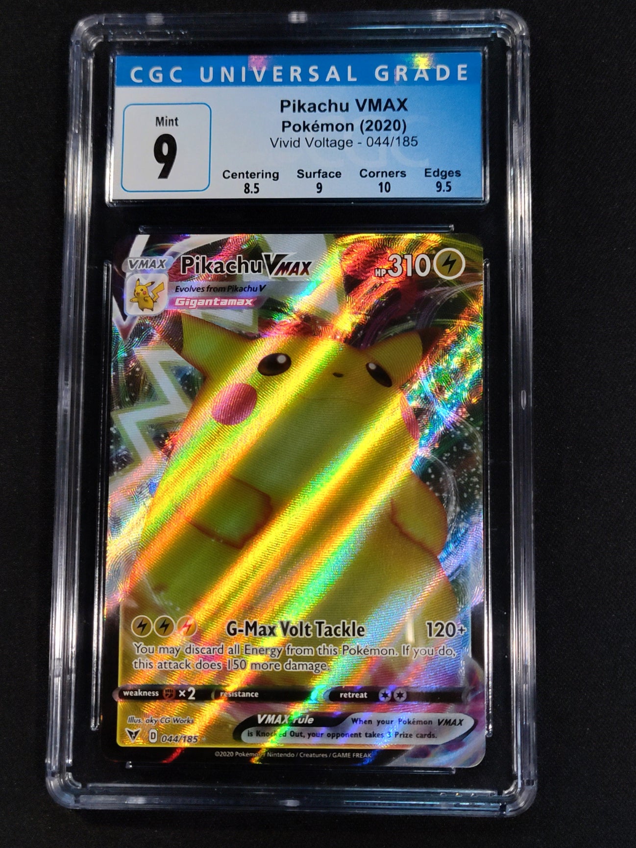 Pikachu VMAX 044/185 Vivid Voltage CGC 9