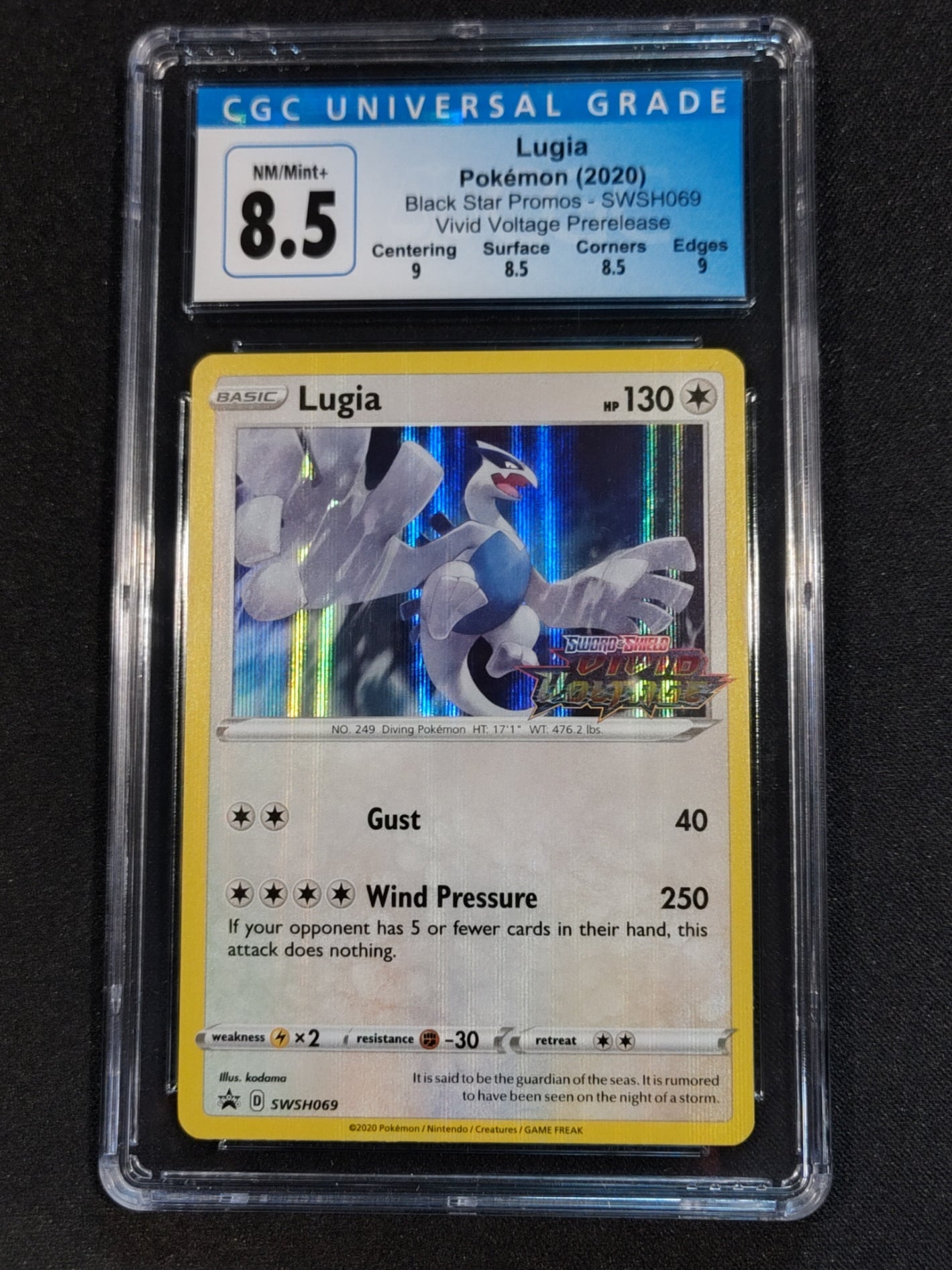 Lugia SWSH069 Sword & Shield Promo CGC 8.5